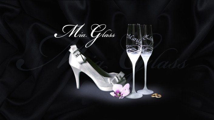 Mia Glass - fotomontáž pre www baner